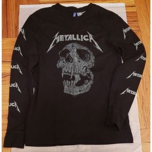 Metallica Long sleeve Tshirt, Mens XS